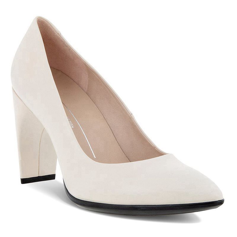 Pumps Ecco Shape 75 Pointy Sleek 2.0 Para Mujer,Beige,649210-HVW